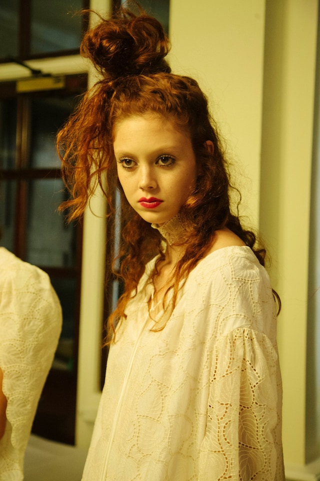 Giles Deacon SS16 Backstage 6