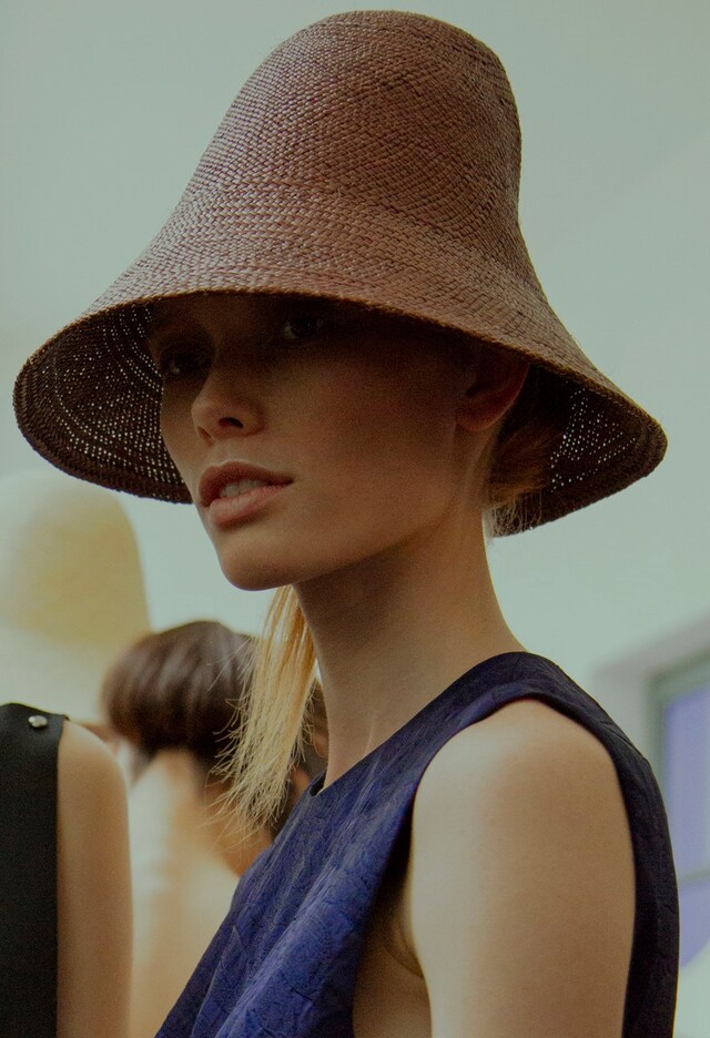 Backstage at Jil Sander SS16 0