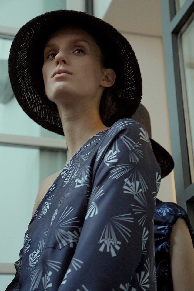 Backstage at Jil Sander SS16 4