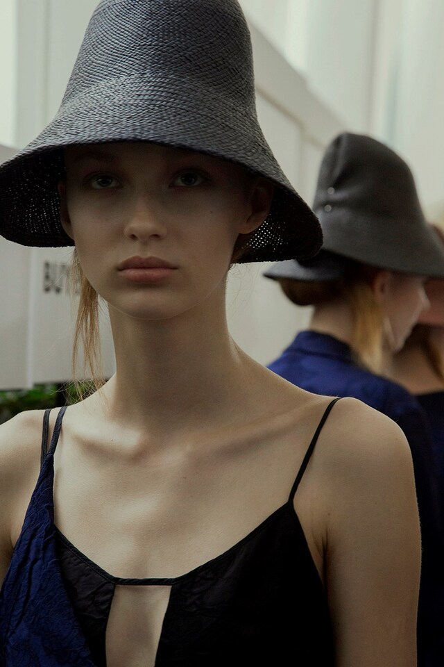 Backstage at Jil Sander SS16 9