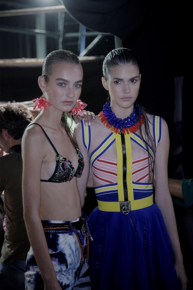 Backstage at Dsquared2 SS16 1