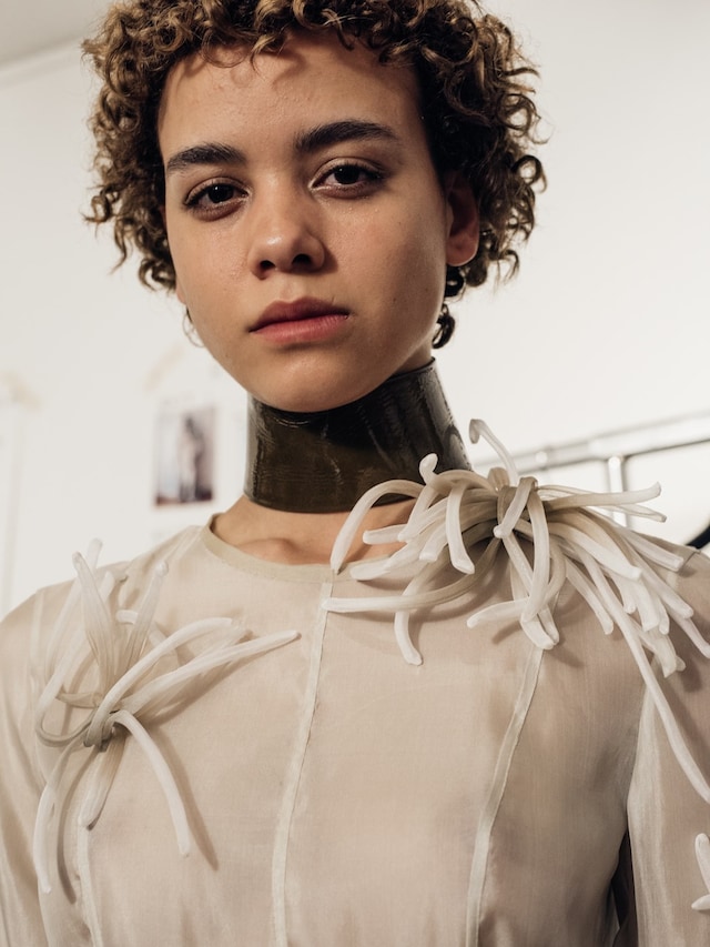 Backstage at Anne Sofie Madsen SS16 5