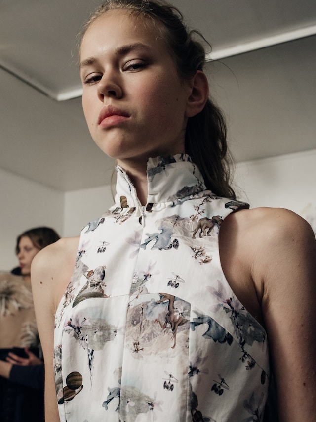 Backstage at Anne Sofie Madsen SS16 1