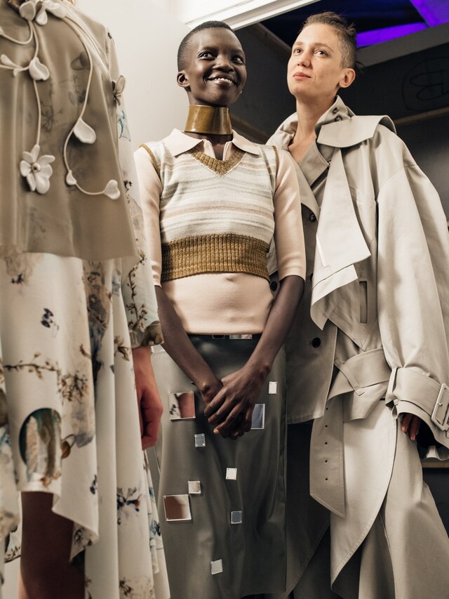 Backstage at Anne Sofie Madsen SS16 10