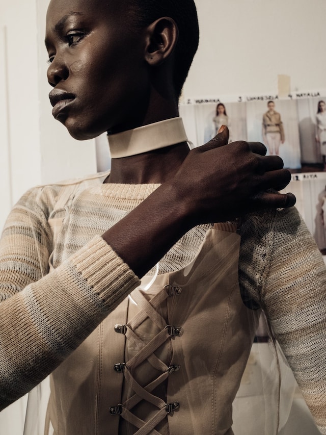Backstage at Anne Sofie Madsen SS16 3