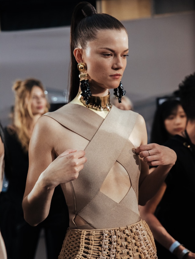 Balmain SS16 Backstage 5