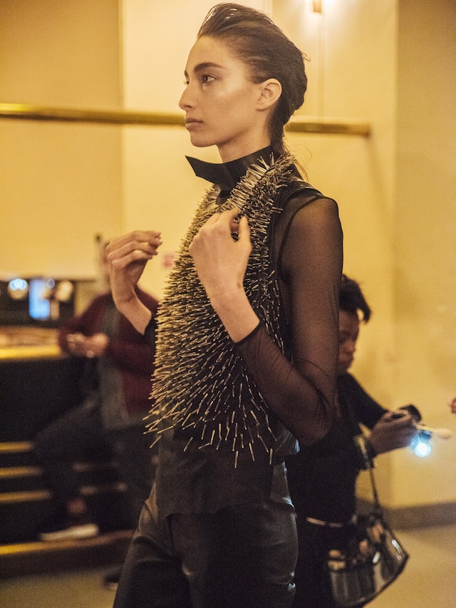 Ann Demeulemeester SS16 Backstage 19