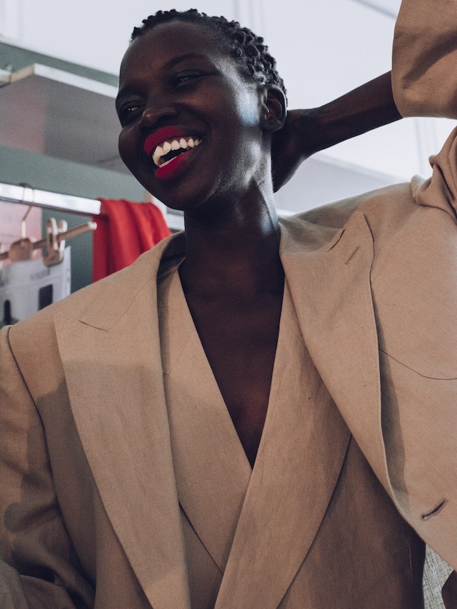 Backstage at Vivienne Westwood Gold Label SS16 9