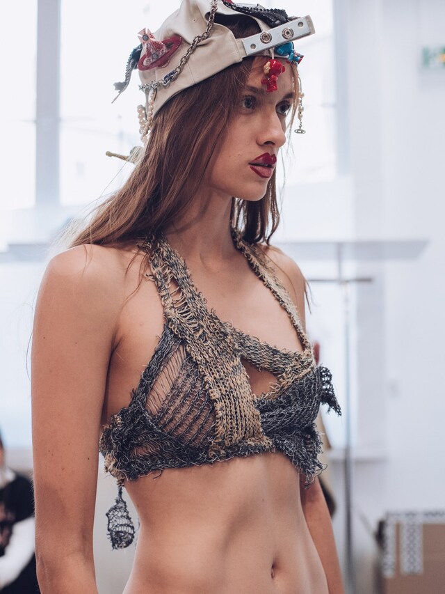 Backstage at Vivienne Westwood Gold Label SS16 18