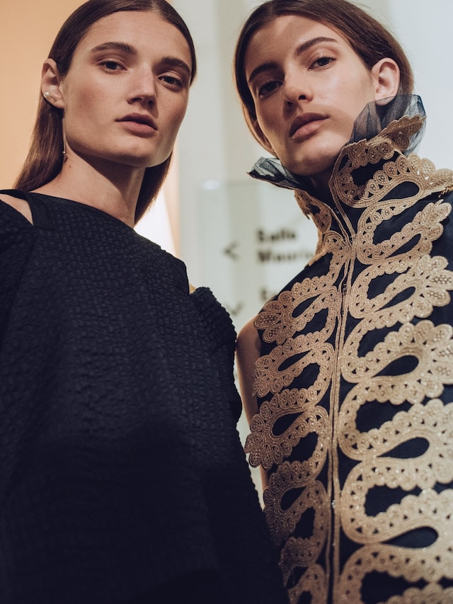 Backstage at Sacai SS16 4