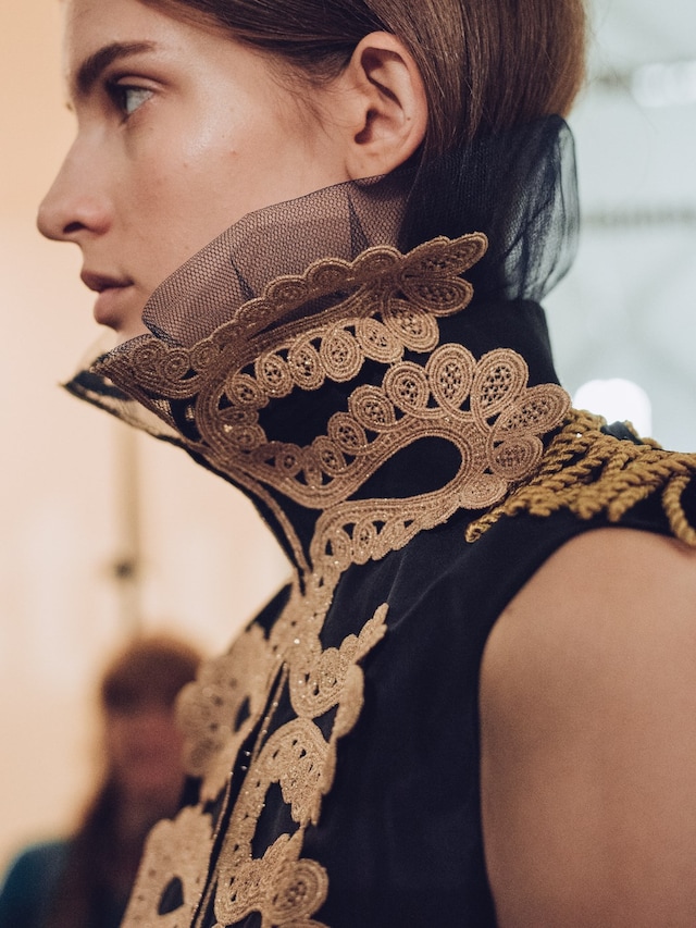 Backstage at Sacai SS16 11