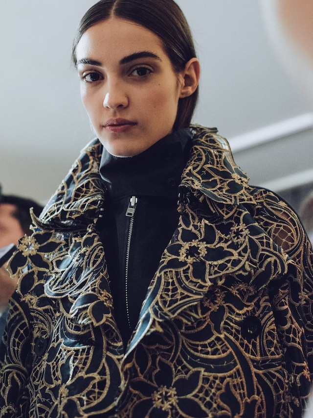 Backstage at Sacai SS16 16
