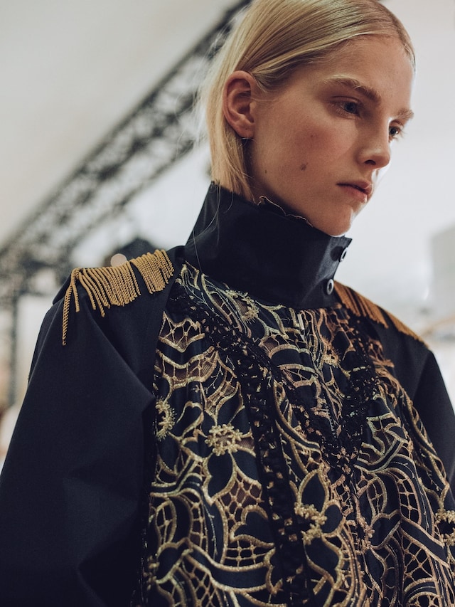 Backstage at Sacai SS16 18