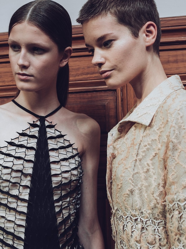 Iris Van Herpen SS16 Backstage Swarovski 10