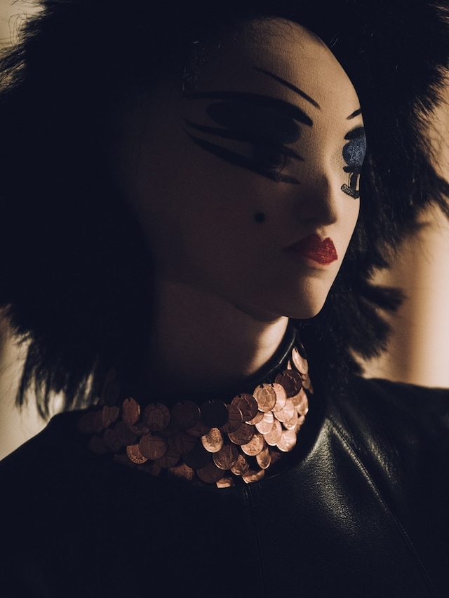 Gareth Pugh SS16 Backstage detail coins 13