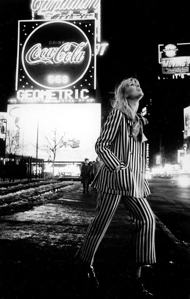Nico in Times Square &#169; Steve Schapiro pinterest 6