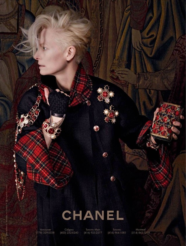 Tilda Swinton Chanel Ad Campaign 