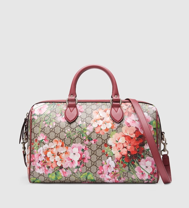 Blooms GG supreme top handle bag Gucci Skeez rapper homeless