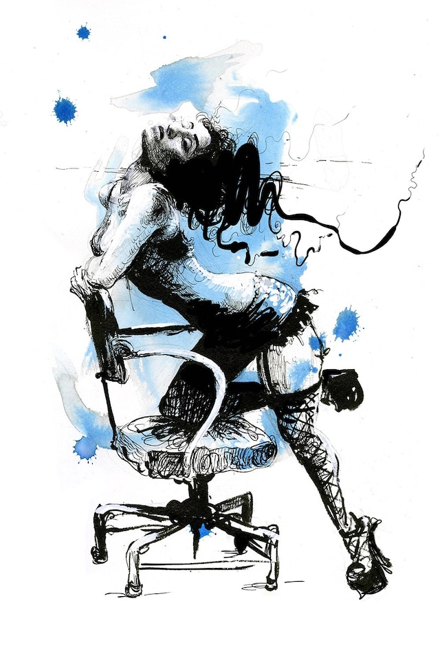 From &quot;Drawing Blood&quot; by Molly Crabapple 9