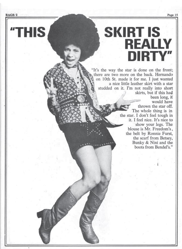Rags Magazine Archive 1970 Betty Davis 18