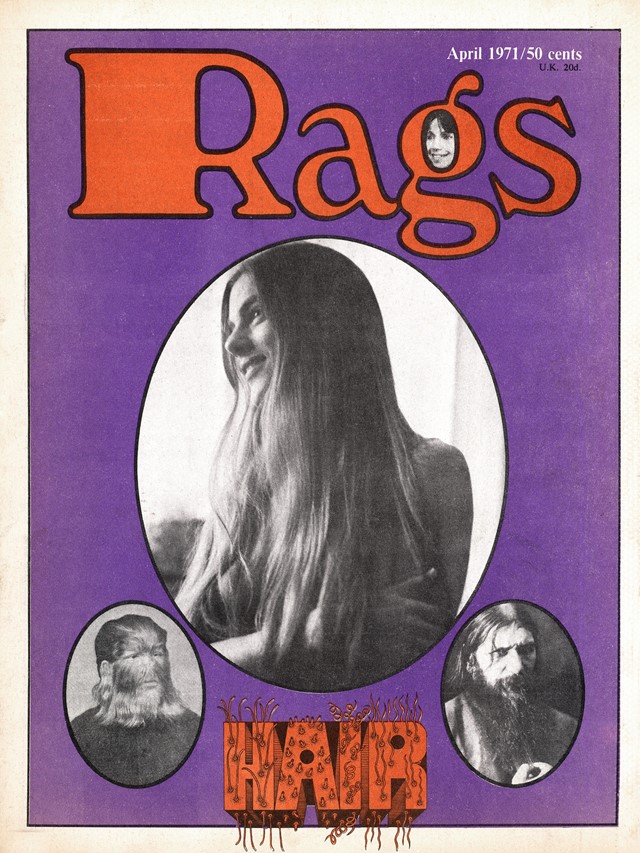 Rags Magazine Cover, Issue 11 1971