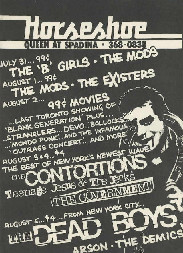 Punk and Hardcore Fliers, Zines and Ephemera – Contortions 0