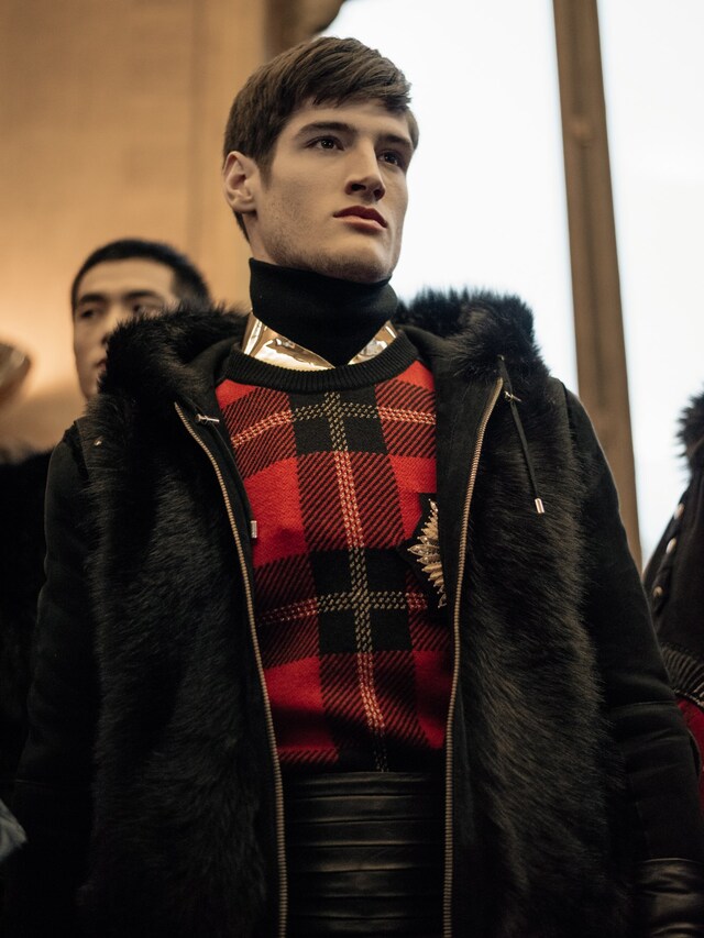 Backstage at Balmain AW16 21