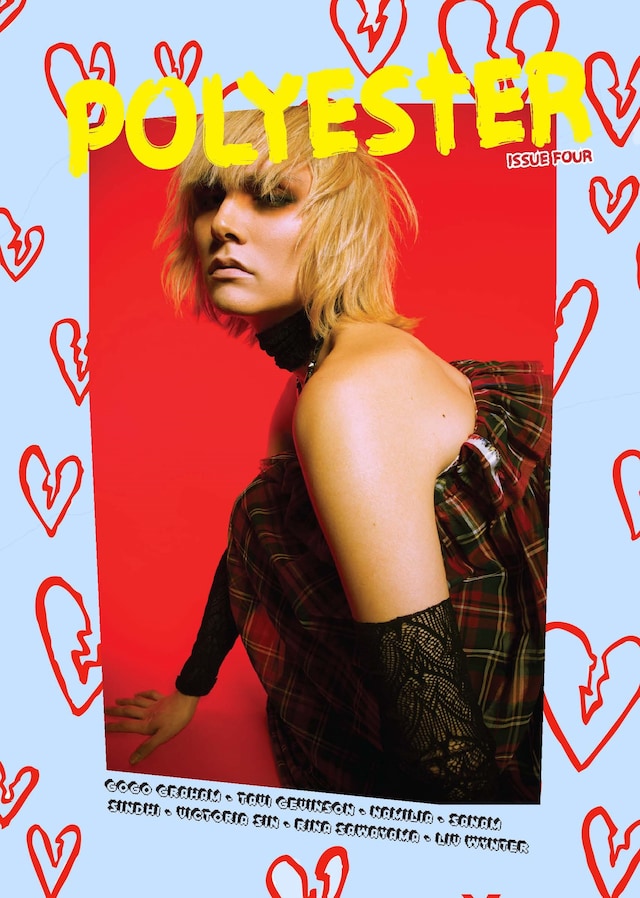Gogo Graham on the cover of Polyester issue 4 0
