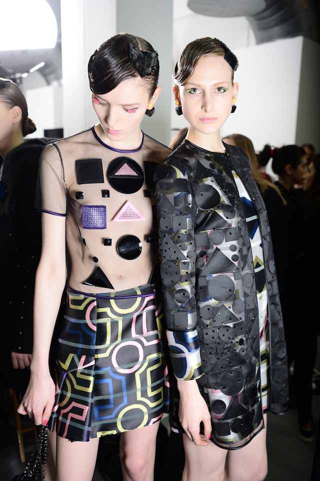 Backstage at Emporio Armani AW16 14