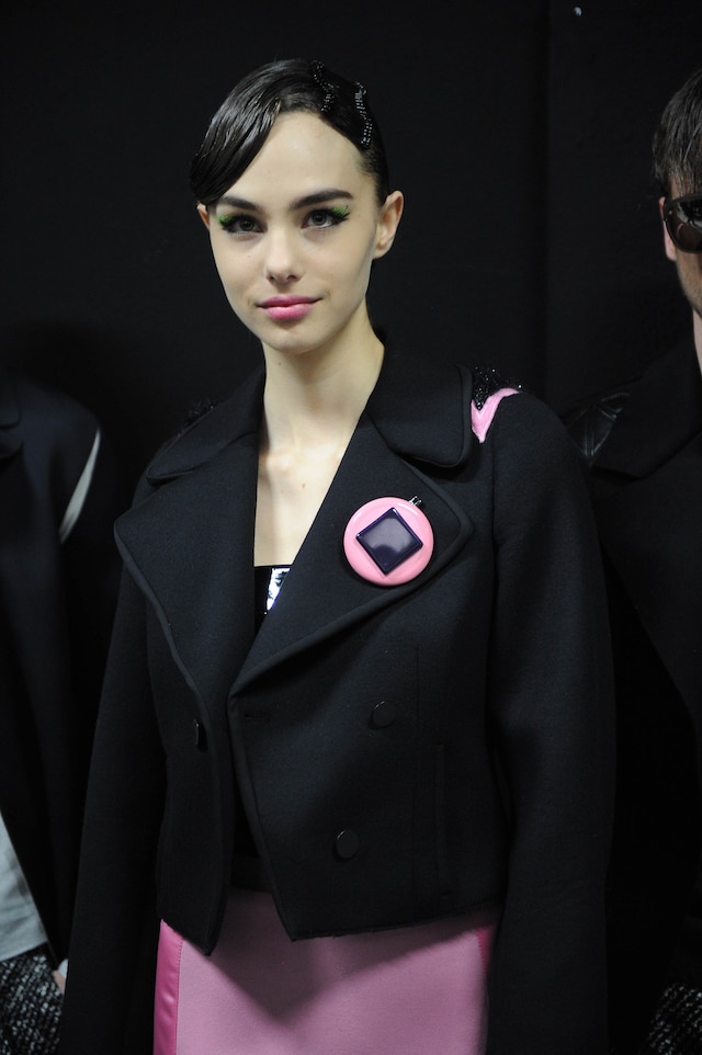 Backstage at Emporio Armani AW16 6