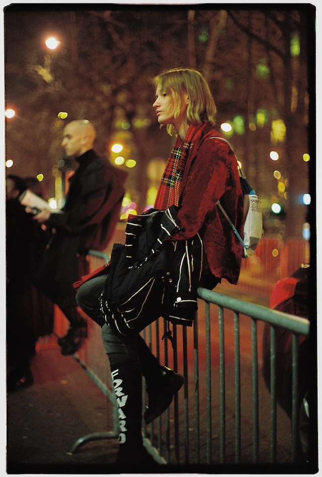Yu Fujiwara outside Vetements AW16 on the streets Paris 17