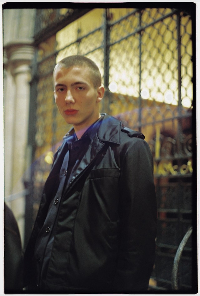 Yu Fujiwara outside Vetements AW16 on the streets Paris 13