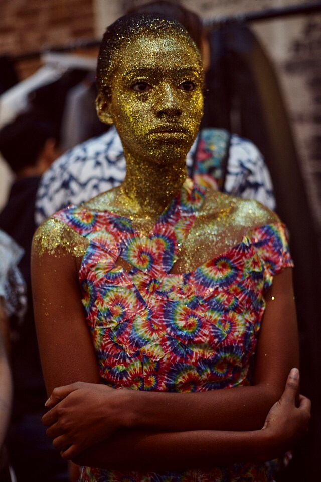 Backstage at Edwin Mohney, Central Saint Martins BA 2016 1