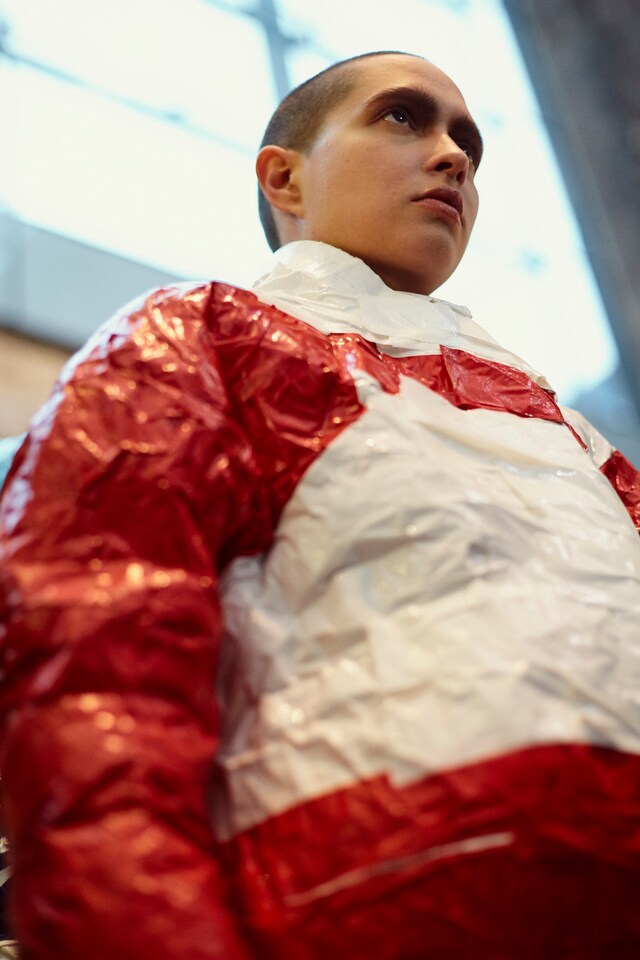 Backstage at Edwin Mohney, Central Saint Martins BA 2016 5