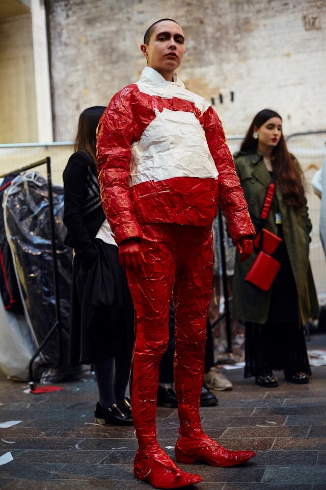 Backstage at Edwin Mohney, Central Saint Martins BA 2016 0