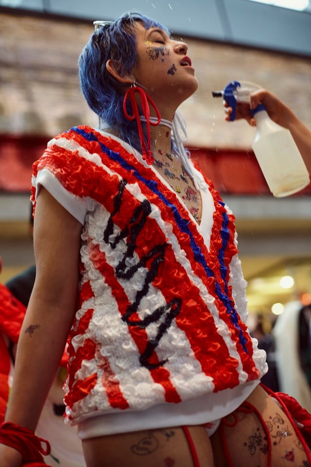 Backstage at Carmen Chan, Central Saint Martins BA 2016 5