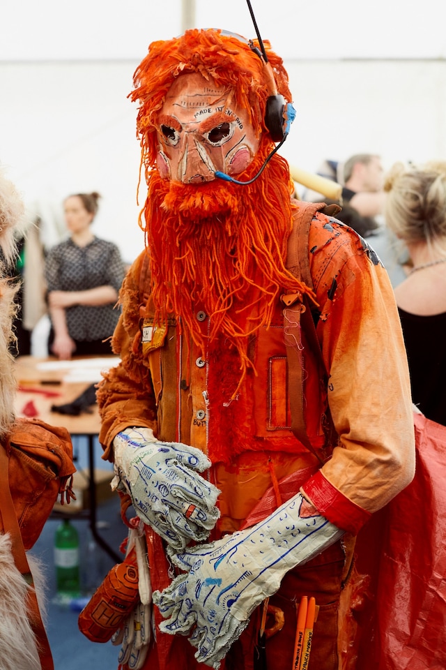 Backstage at Joseph Standish, LCF BA 2016 3