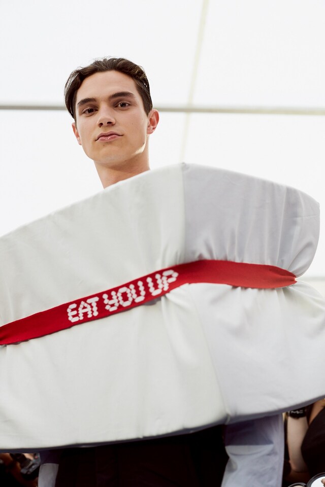 Backstage at Wei Yao Lin / Cheng Qian, LCF BA 2016 2