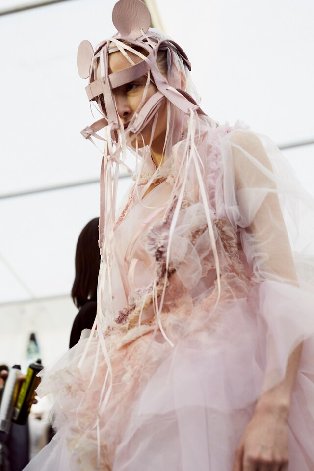 Backstage at Joanna Berling / Jade Gellard, LCF BA 2016 2