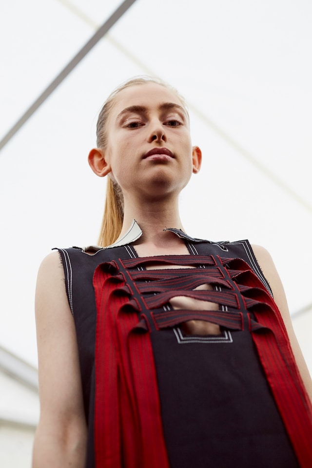 Backstage at Andrew Ko, LCF BA 2016 14