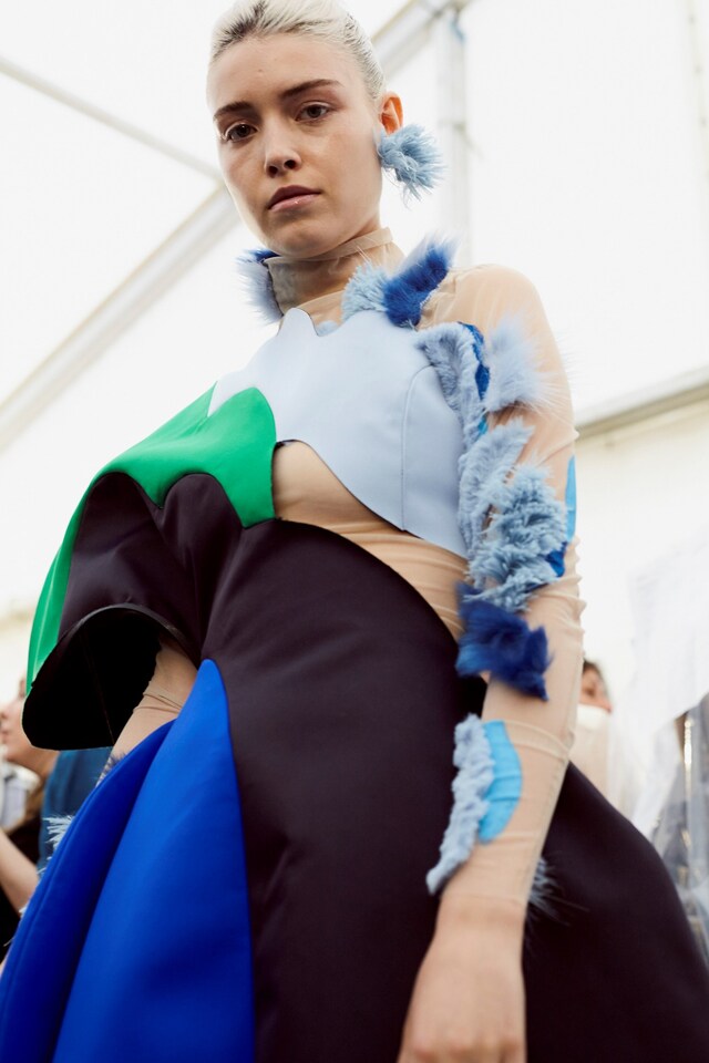 Backstage at Maria Edwina / Tjandra Orel Brodt, LCF BA 2016 11