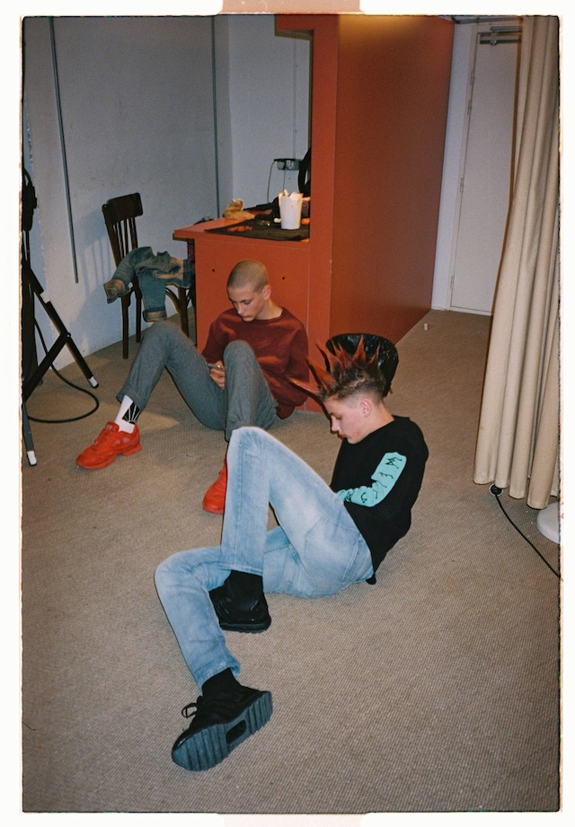 Backstage at Gosha Rubchinskiy AW16 27