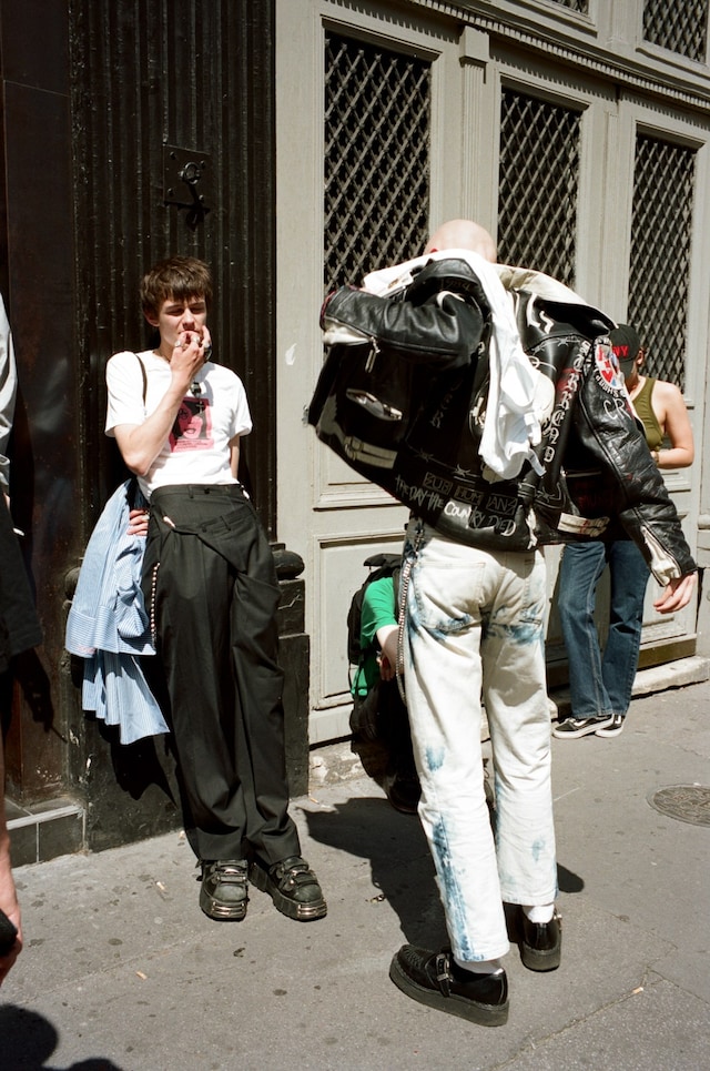 On the streets of Paris Menswear 11