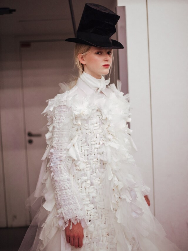 Backstage at Viktor &amp; Rolf Haute Couture AW16 5