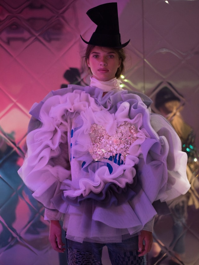 Backstage at Viktor &amp; Rolf Haute Couture AW16 4