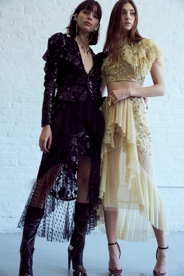 Backstage at Rodarte SS17 0