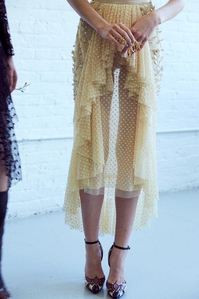 Backstage at Rodarte SS17 21