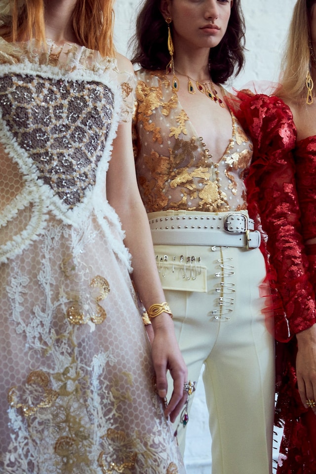 Backstage at Rodarte SS17 5