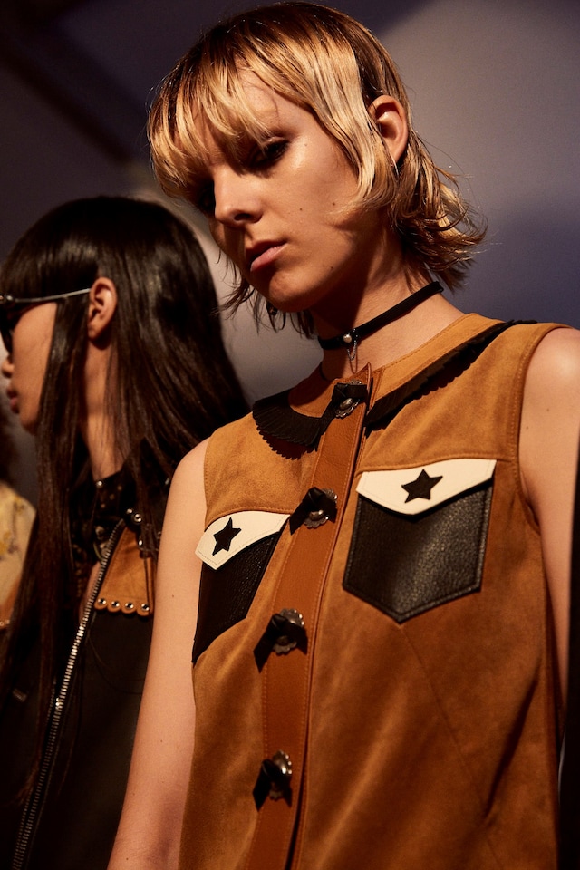 Coach SS17 womenswear NYFW Dazed backstage 2