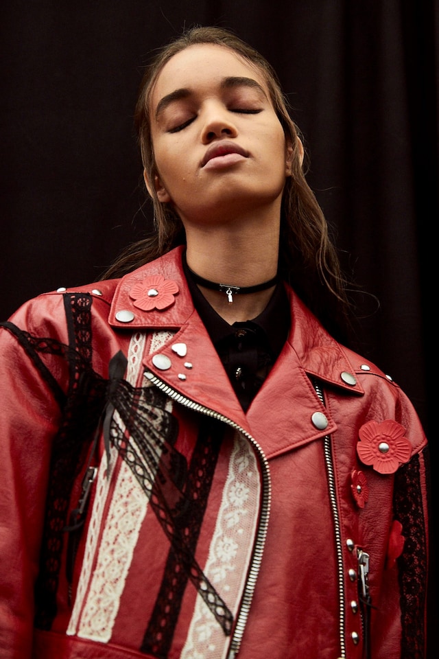 Coach SS17 womenswear NYFW Dazed backstage 9